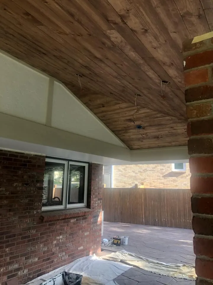 outdoor/additions - patio roof project #3 - image #3
