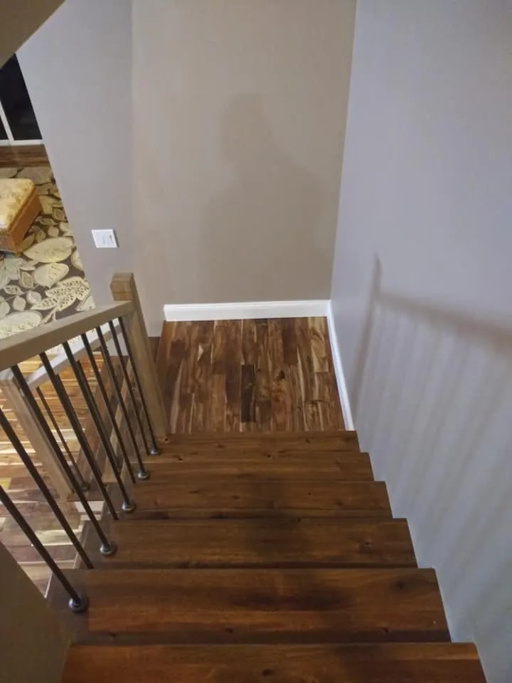 carpentry/trim - stairs project #1 - image #4