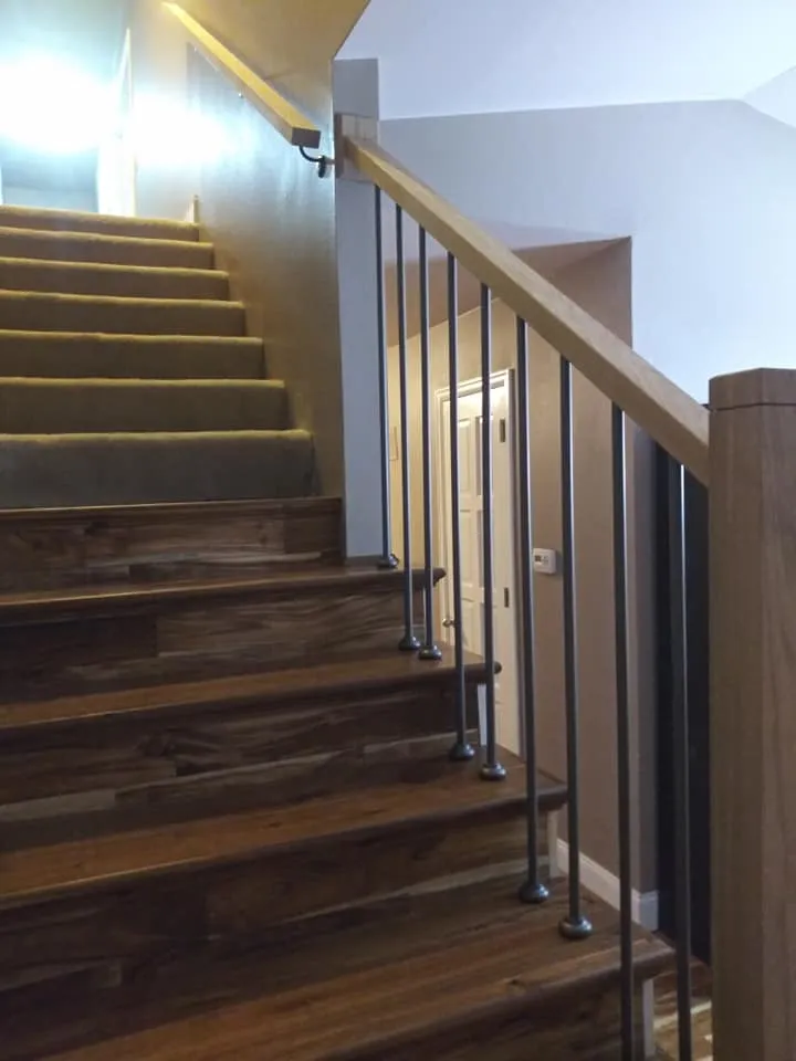 carpentry/trim - stairs project #1 - image #5